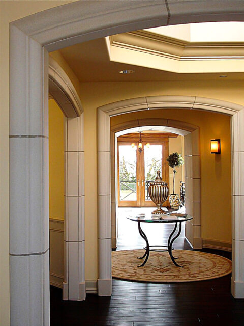 Examples of Interior Architectural Elements Created Using Architectural Foam