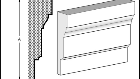 Custom Fascia Built with Cement Coated Architectural Foam